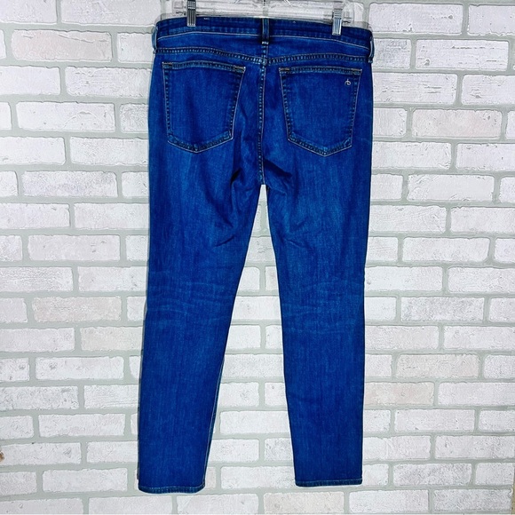 rag & bone Dre Slim Boyfriend Jeans in Mission City Wash Size 30 - Picture 6 of 11